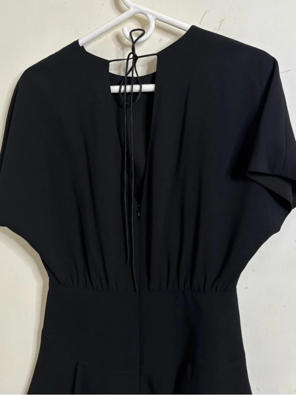 Alice + Olivia Black Mini Dress with Layered Ruffle Skirt - Picture 13 of 14